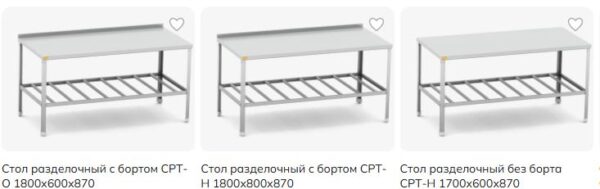 Нержавейка AISI 304. Проверенные столы для вашей кухни. Айсилайн.